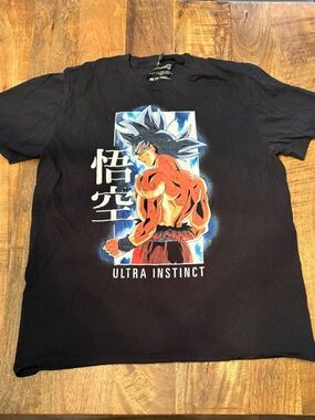 Black Ultra Instinct Goku Graphic Tee - Men